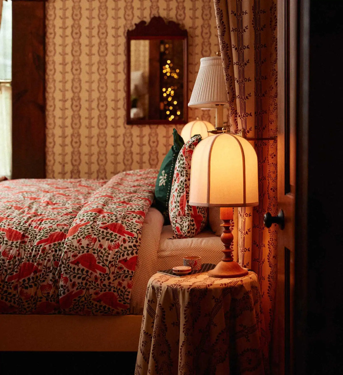 Percale Comforter - Cardinals