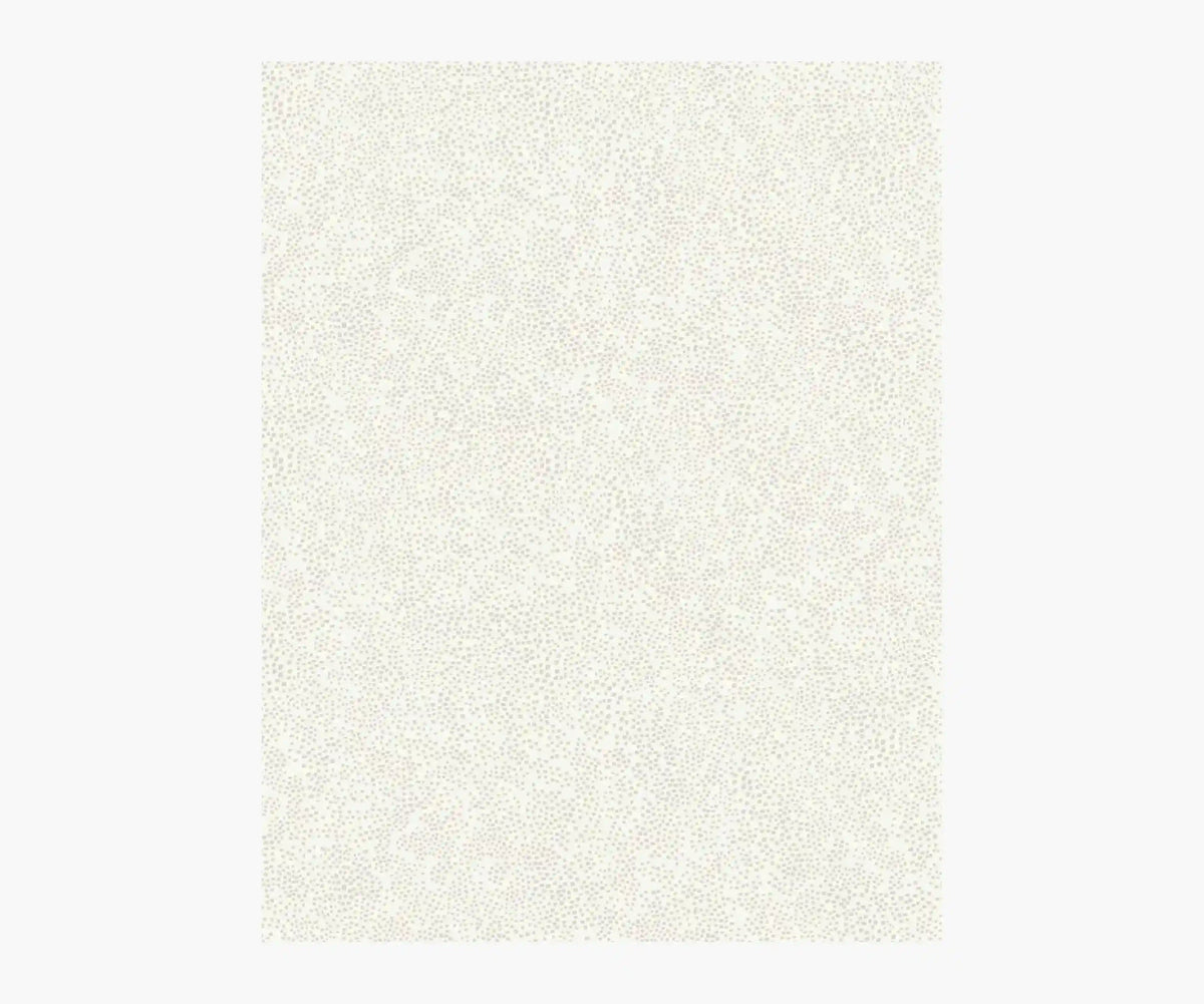 Champagne Dots Wallpaper Sample - Linen & White