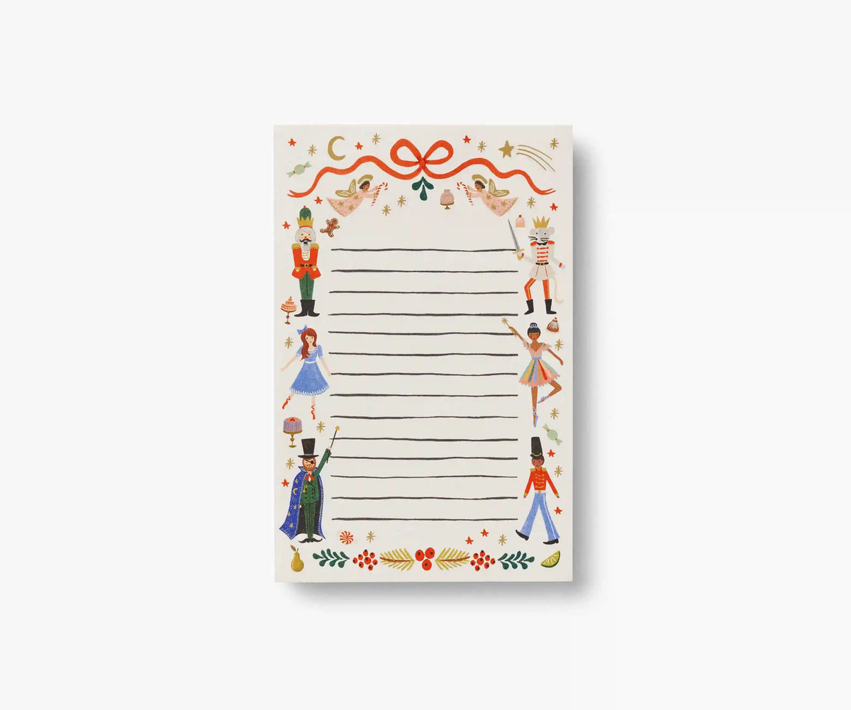 Holiday Notepad - Nutcracker