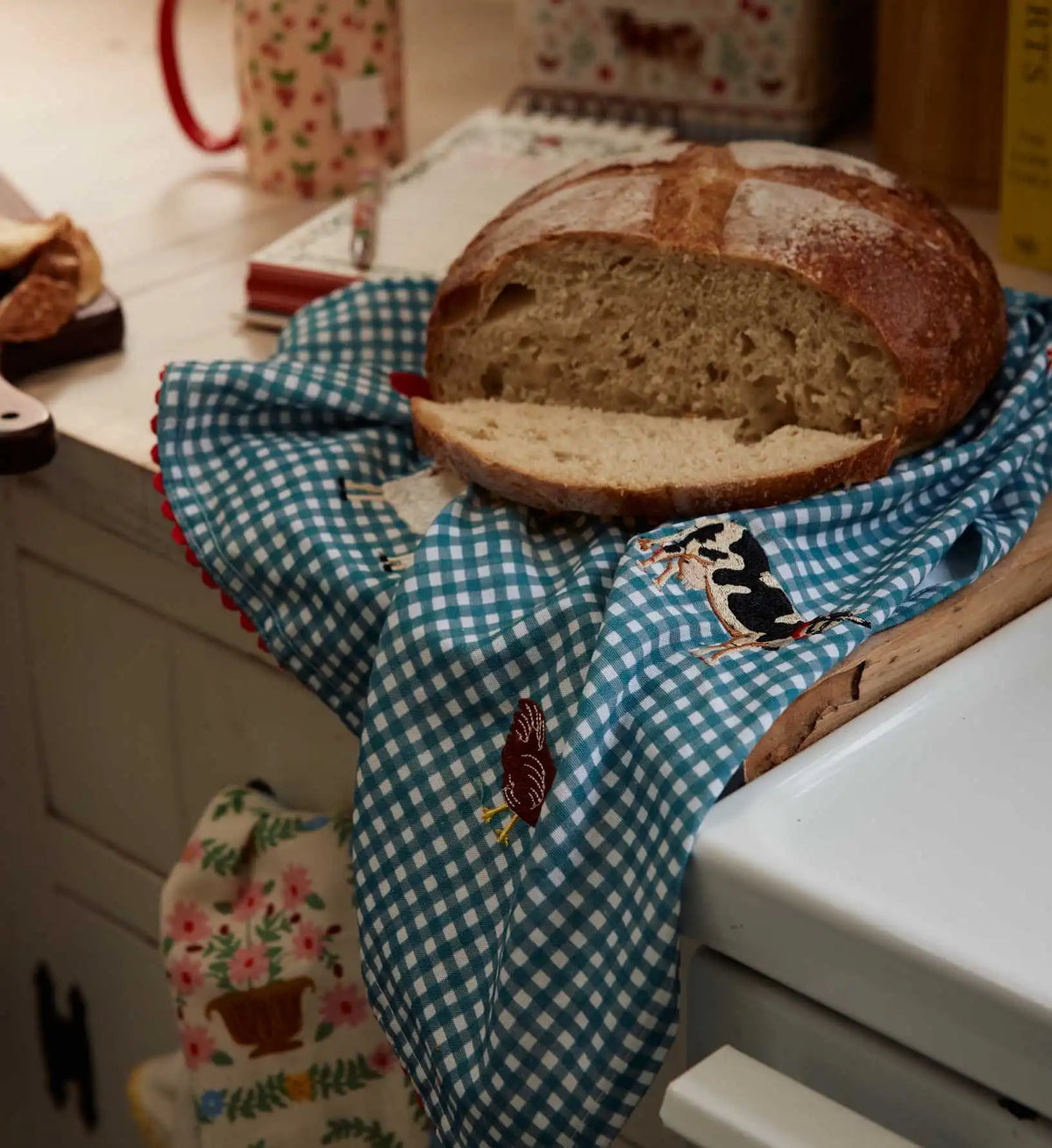 Tea Towel - Country Farm Gingham