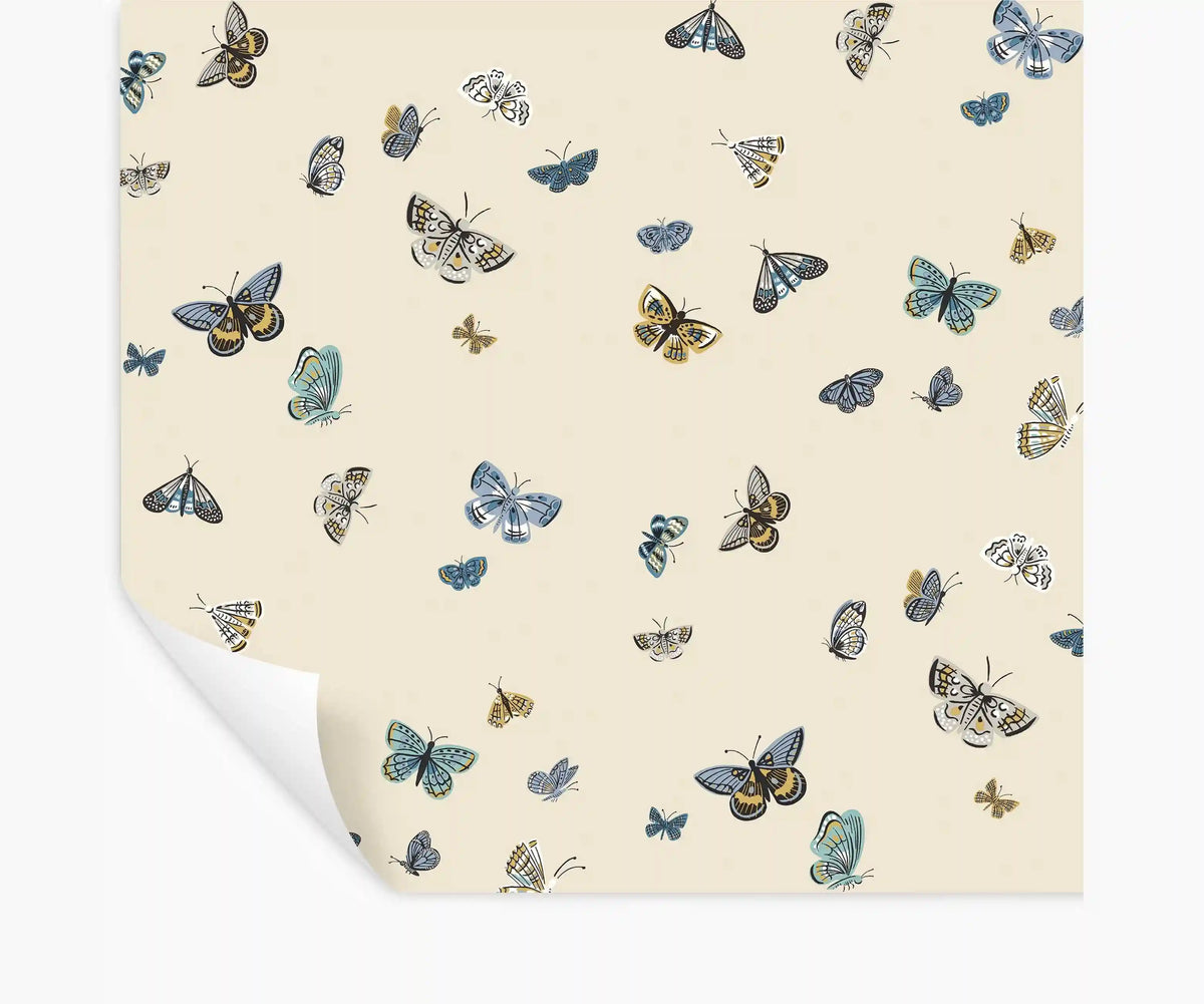Butterfly House Peel & Stick Wallpaper - Linen