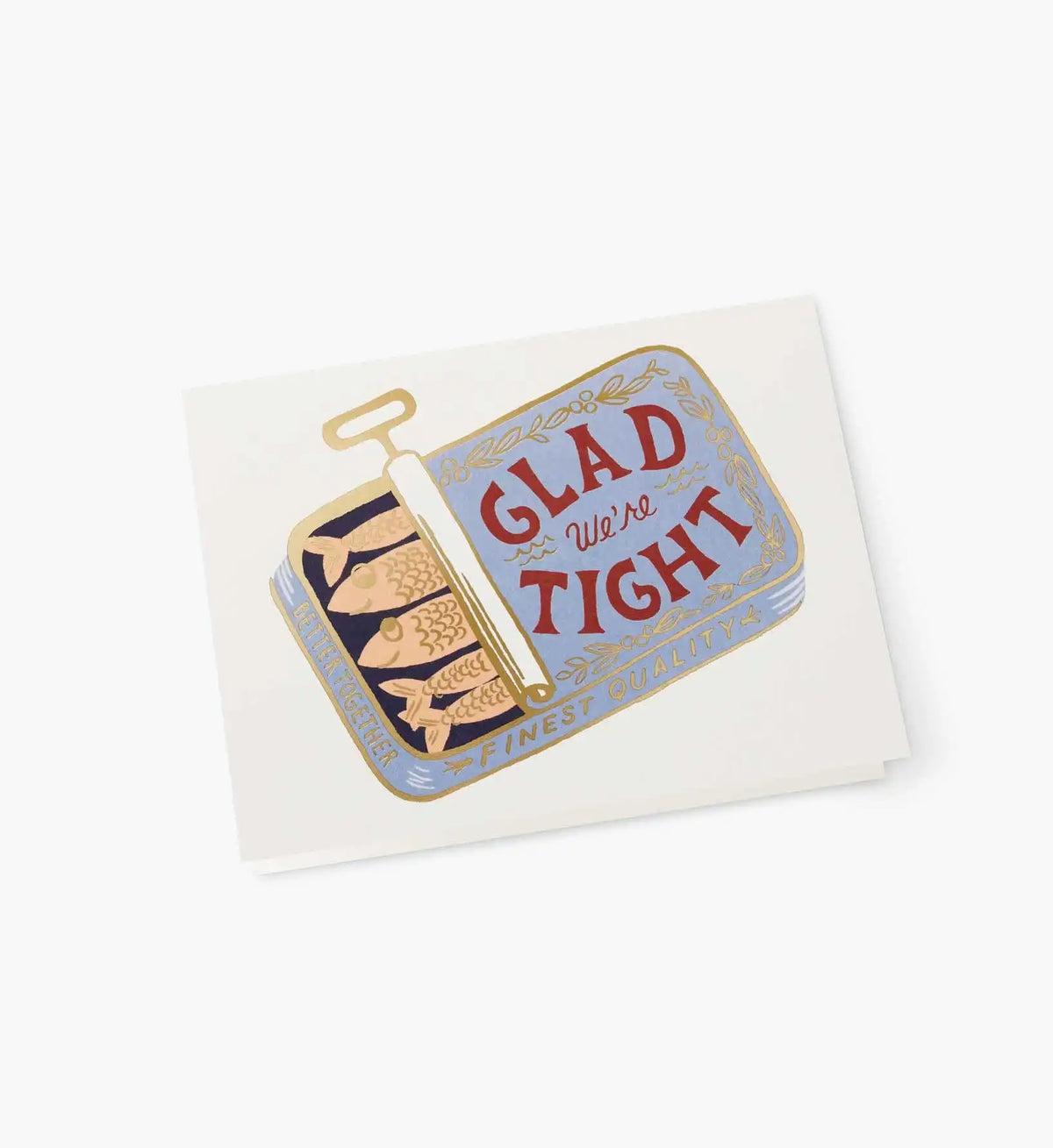 Tight as Sardines Love & Friendship Card - Single Card