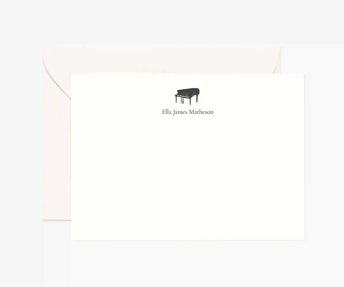 Arts Personalized Stationery  - Piano