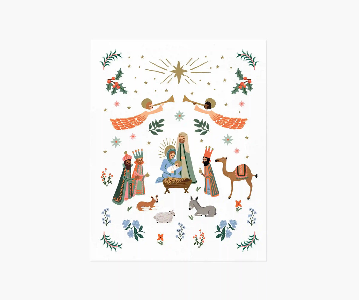 Nativity Scene Art Print