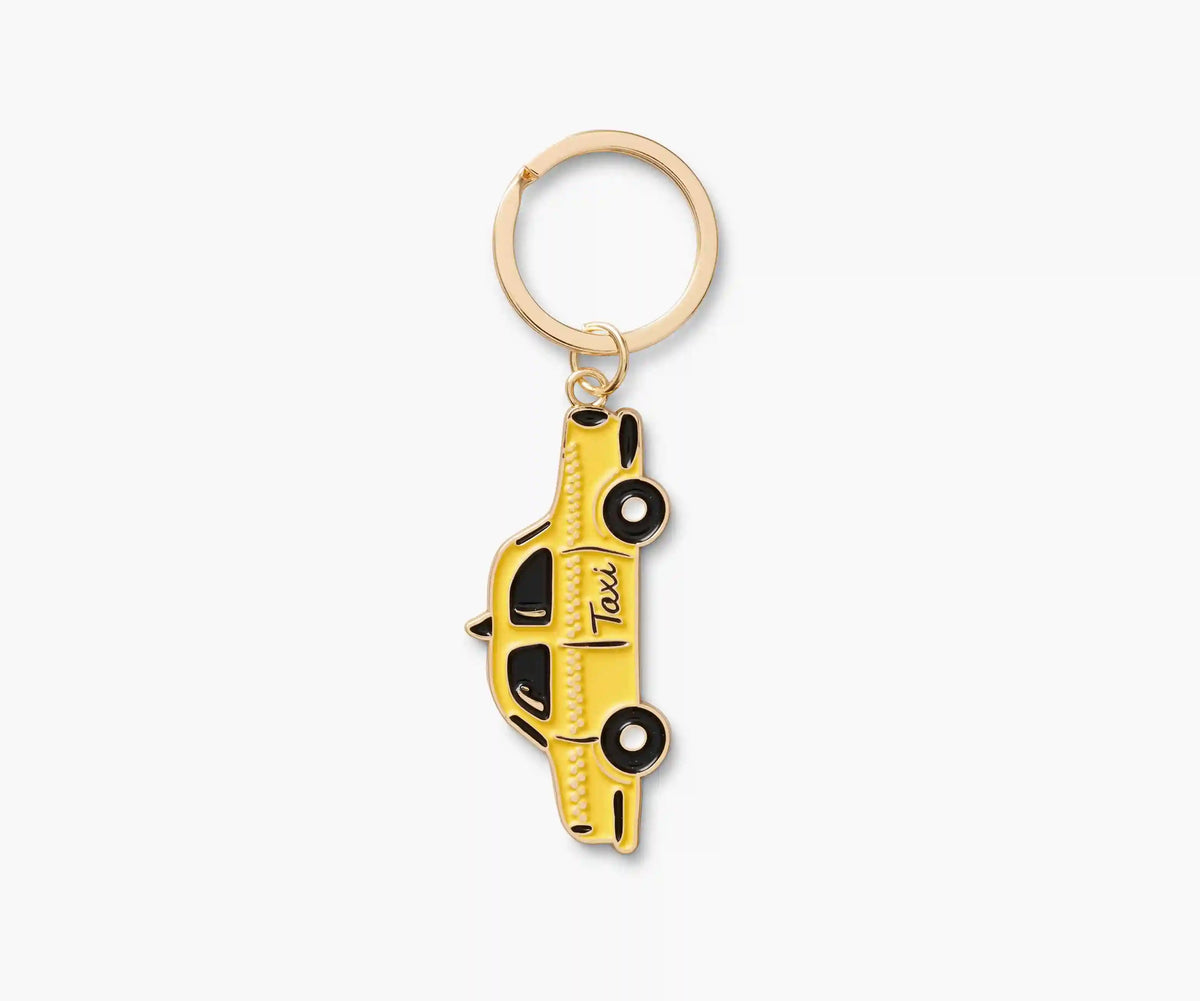 Enamel Keychain - Taxi