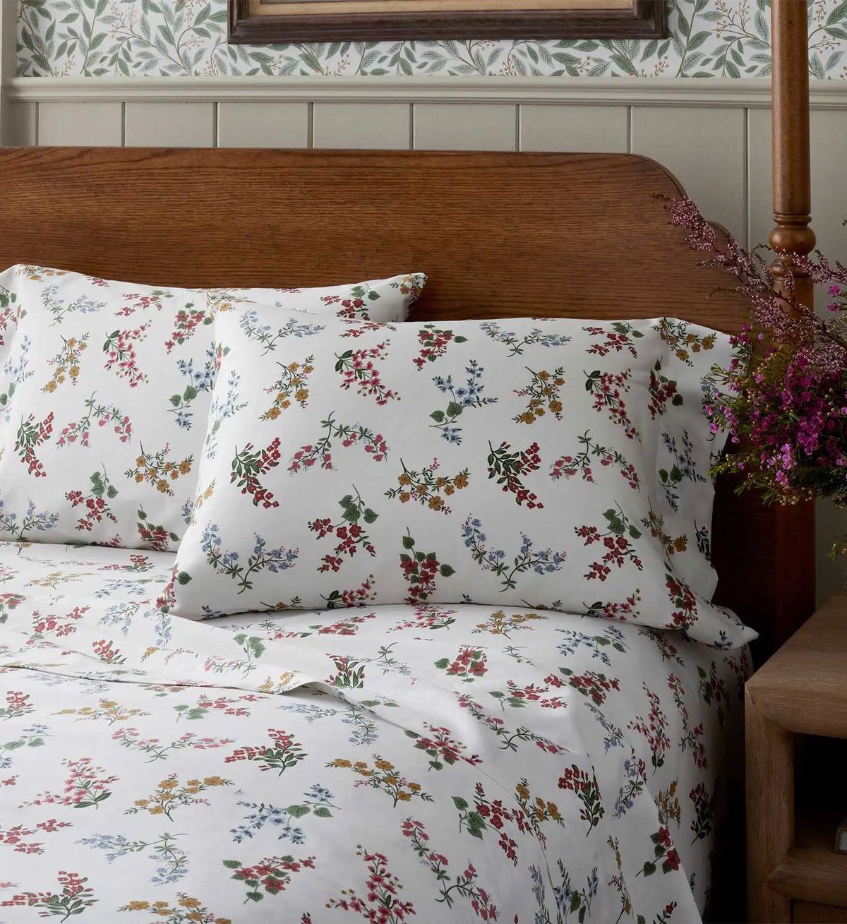 Sateen Fitted Sheet - Amelia
