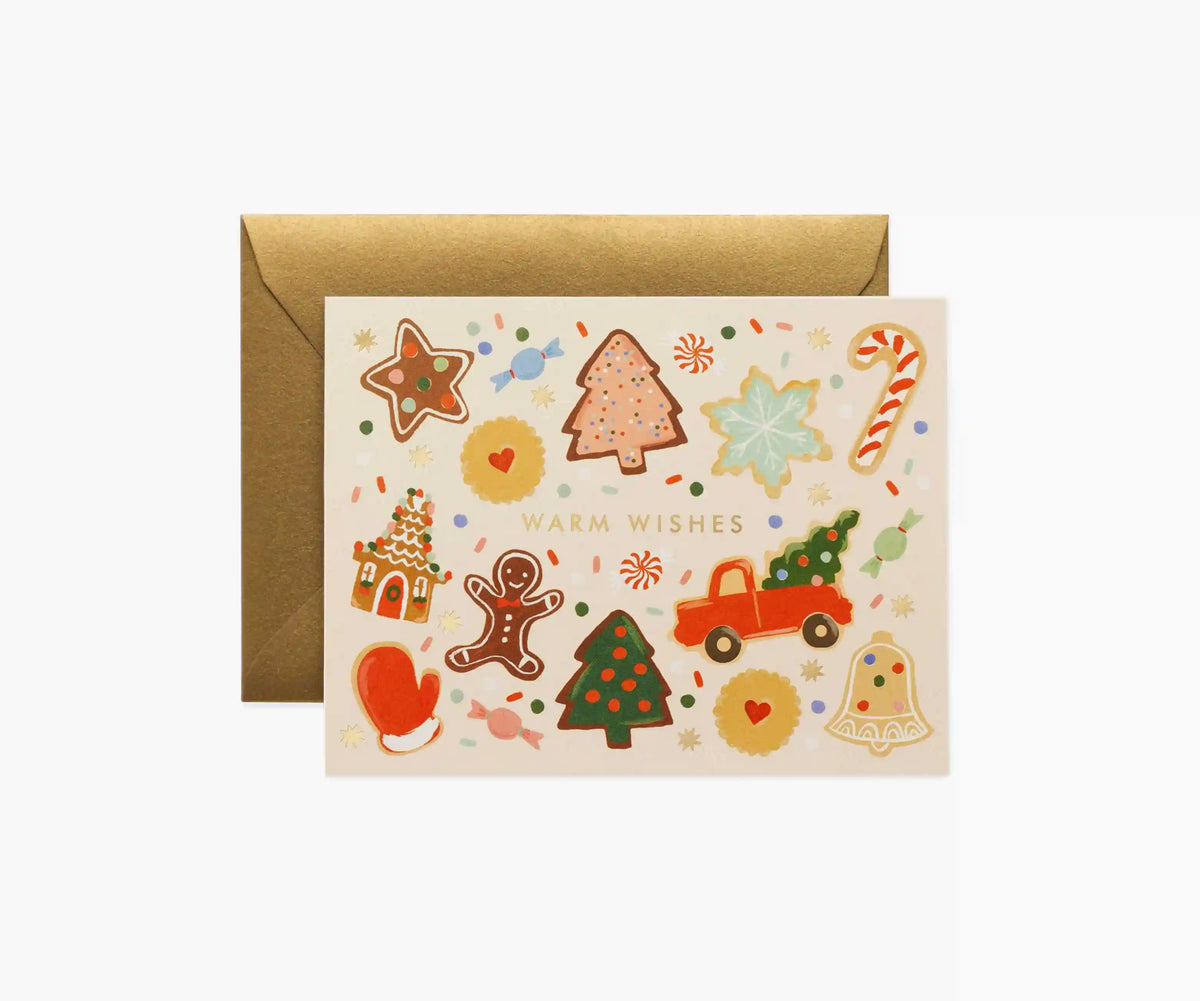Holiday Cookies Holiday Card - Single Card