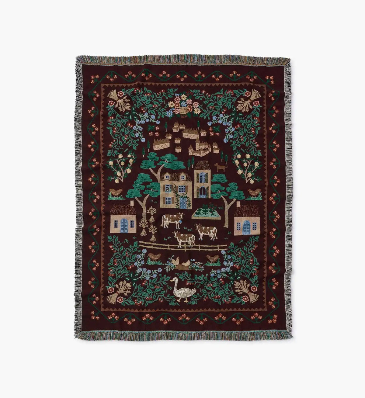 Woven Blanket - Country Farm