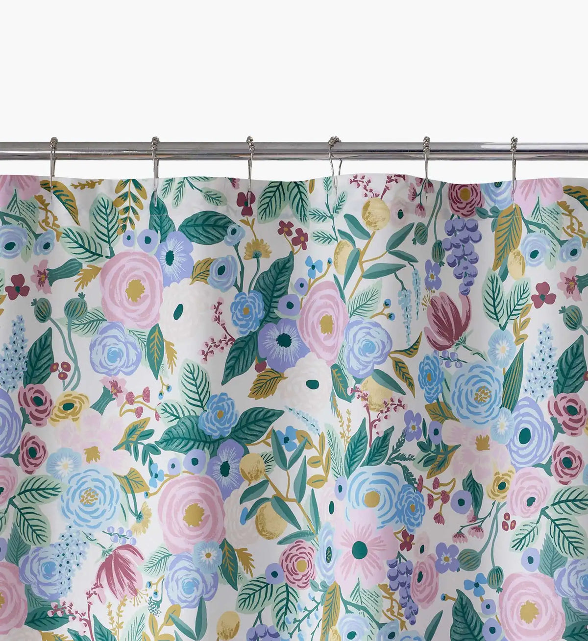Percale Shower Curtain - Garden Party Lilac