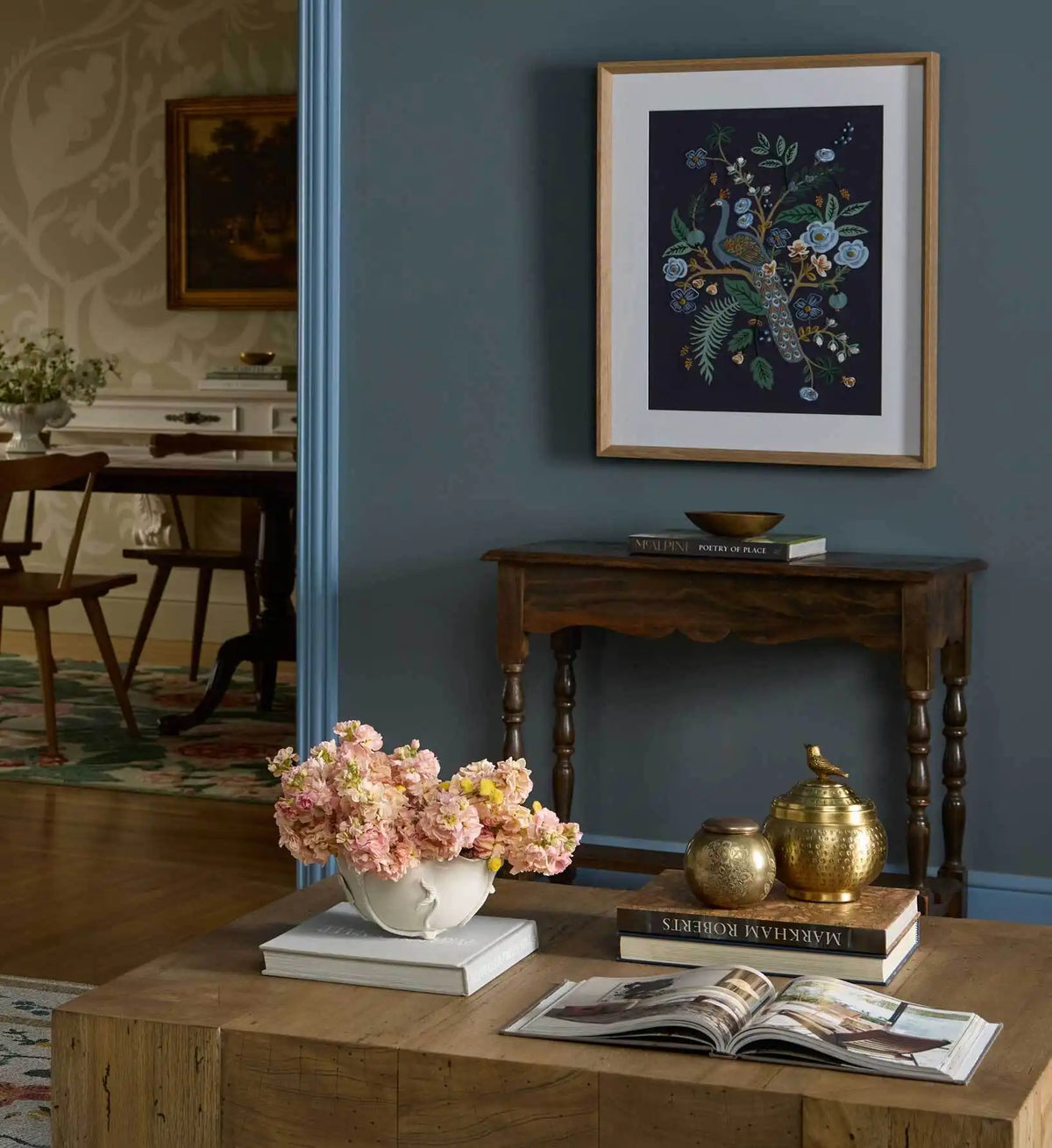 Framed Wall Art - Peacock