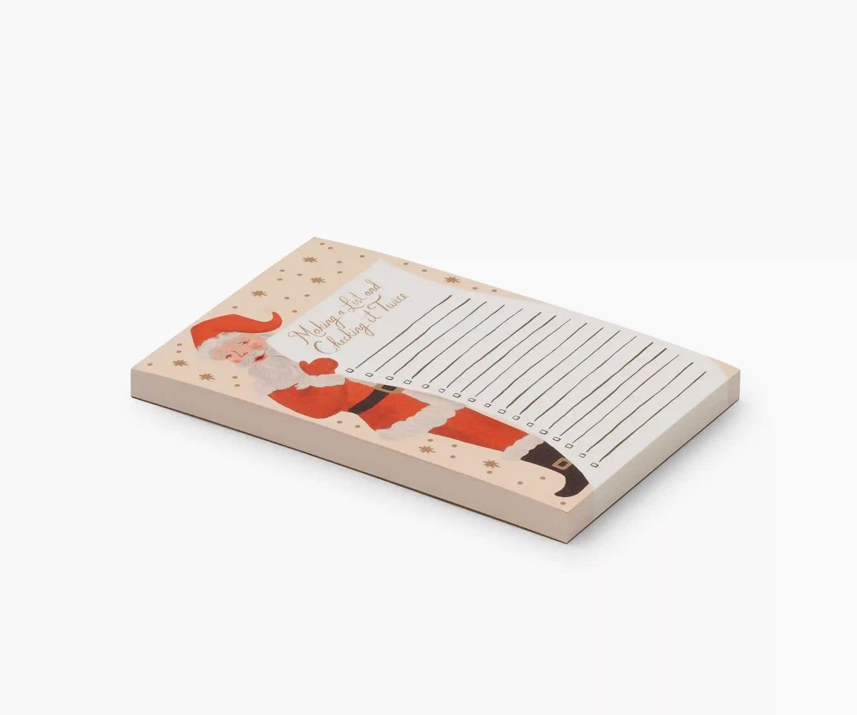 Holiday Notepad - Santa's List