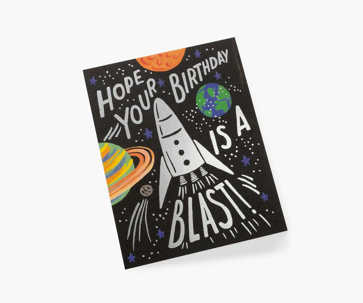 Birthday Blast Birthday Card - Single Card