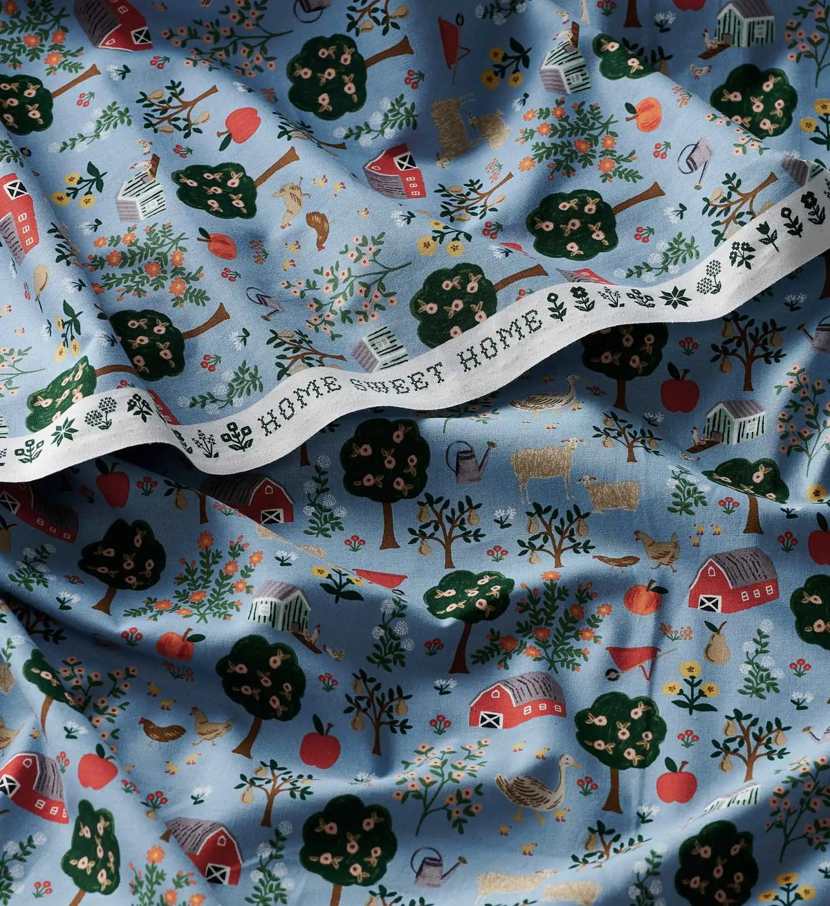 Farmhouse Cotton Fabric - Slate