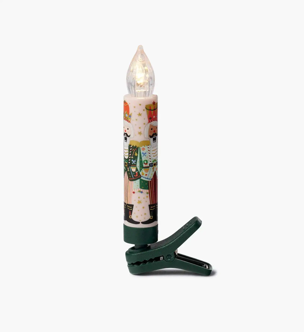 Holiday Clip-On Candle Lights - Nutcracker Brigade