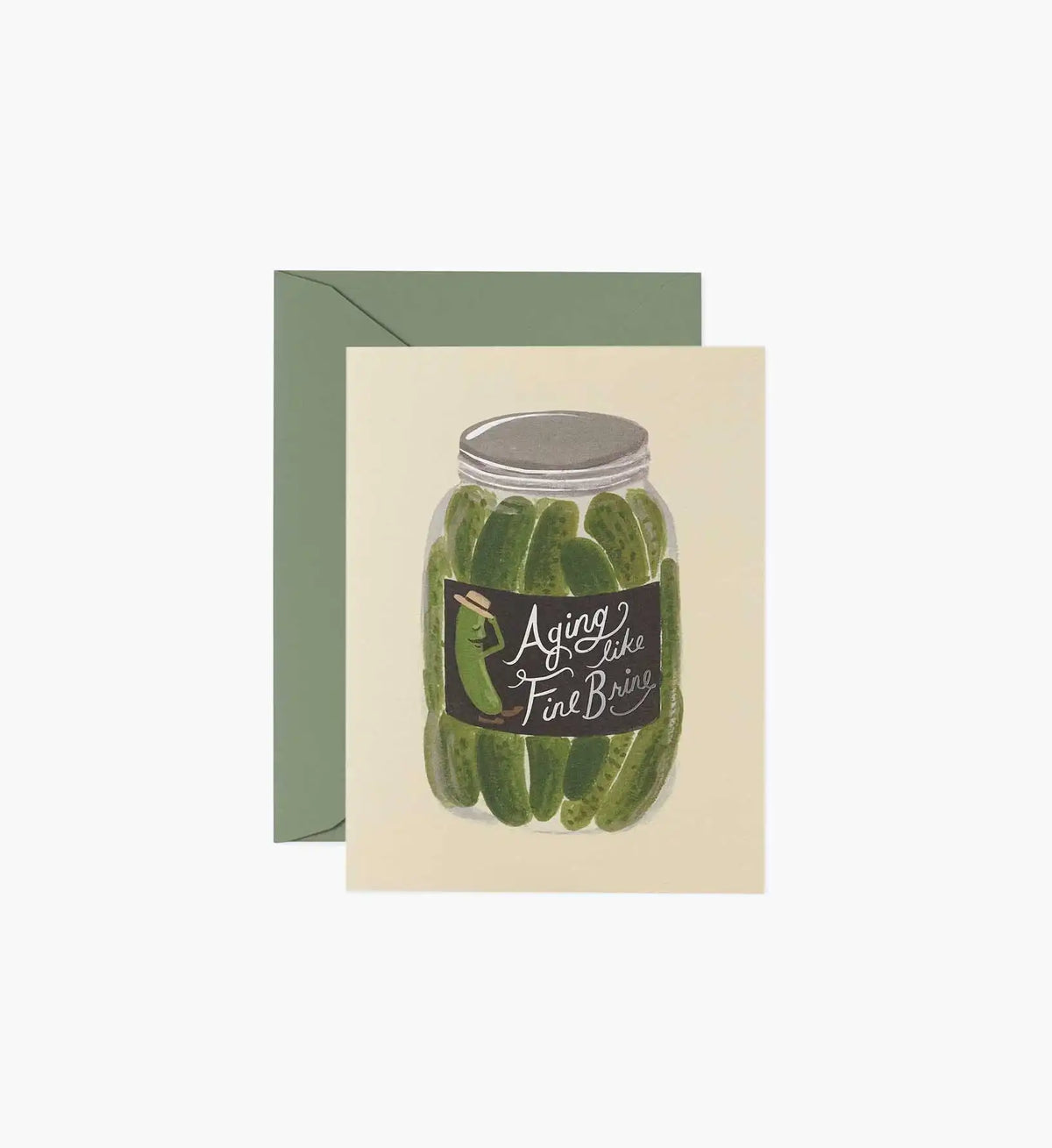 Aging Like Fine Brine Birthday Card - Single Card