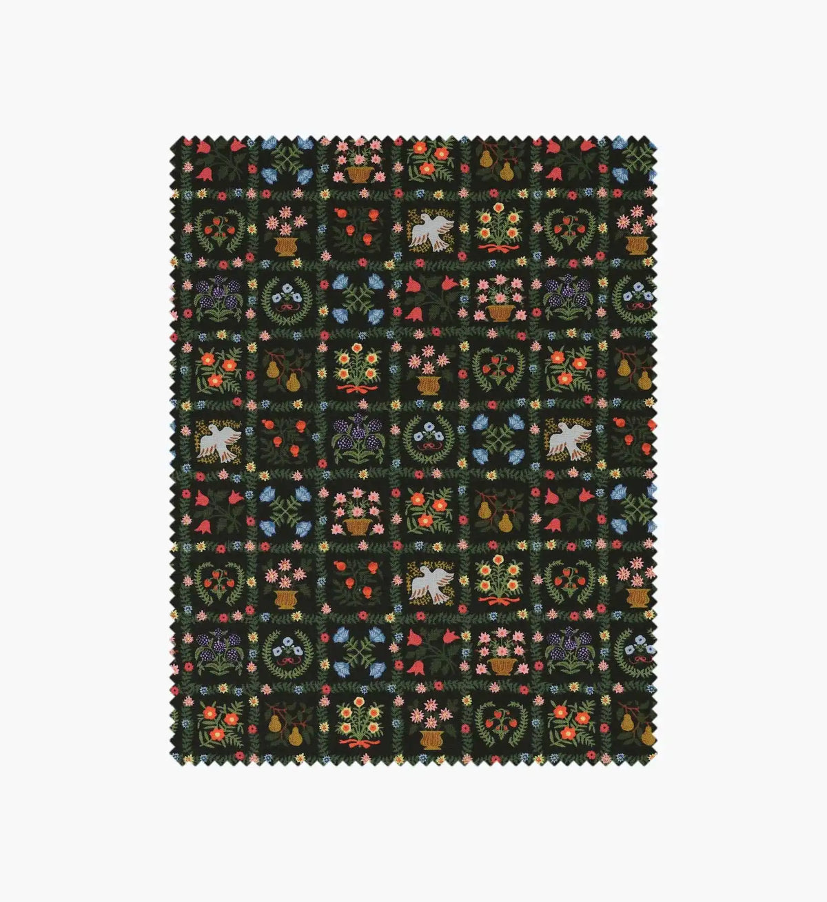 Helena Cotton Fabric - Black