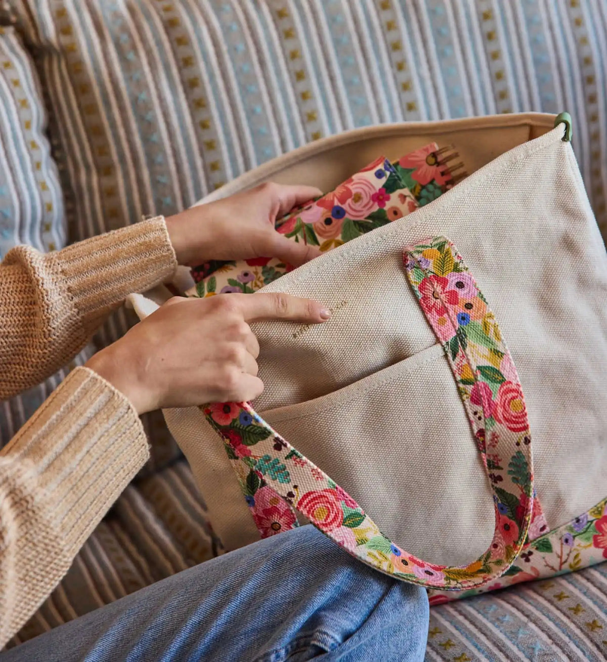 Canvas Carry All - Garden Party