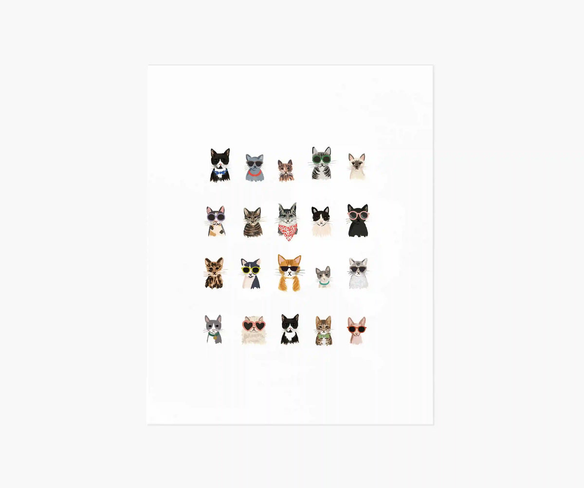 Cool Cats Art Print