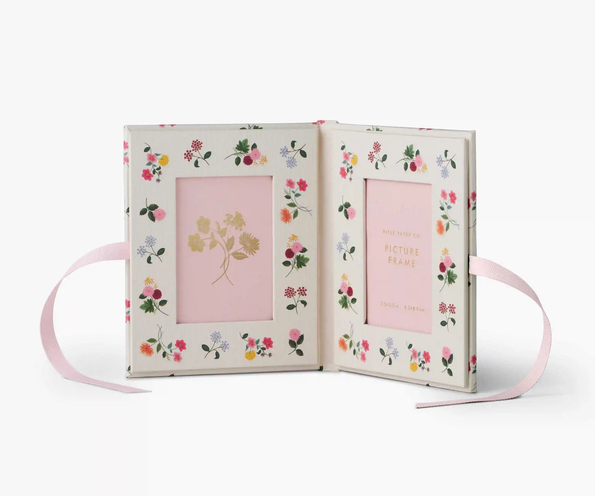 Folio Paper Wrapped Picture Frame - Ditsy Dahlia