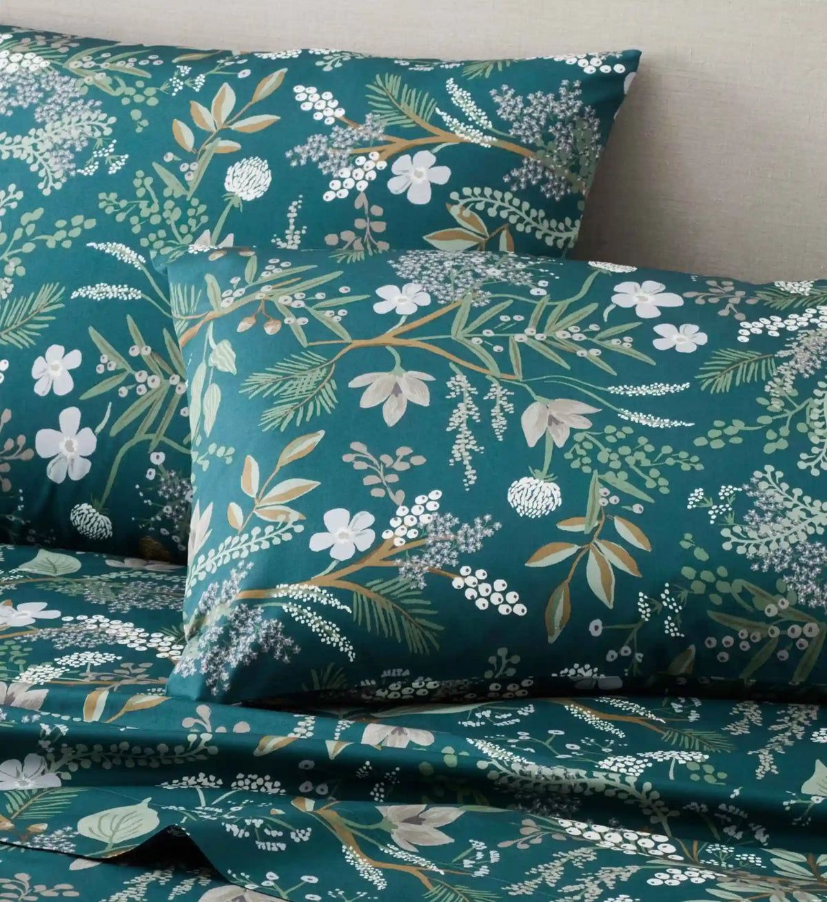 Sateen Pillowcases - Juniper Forest