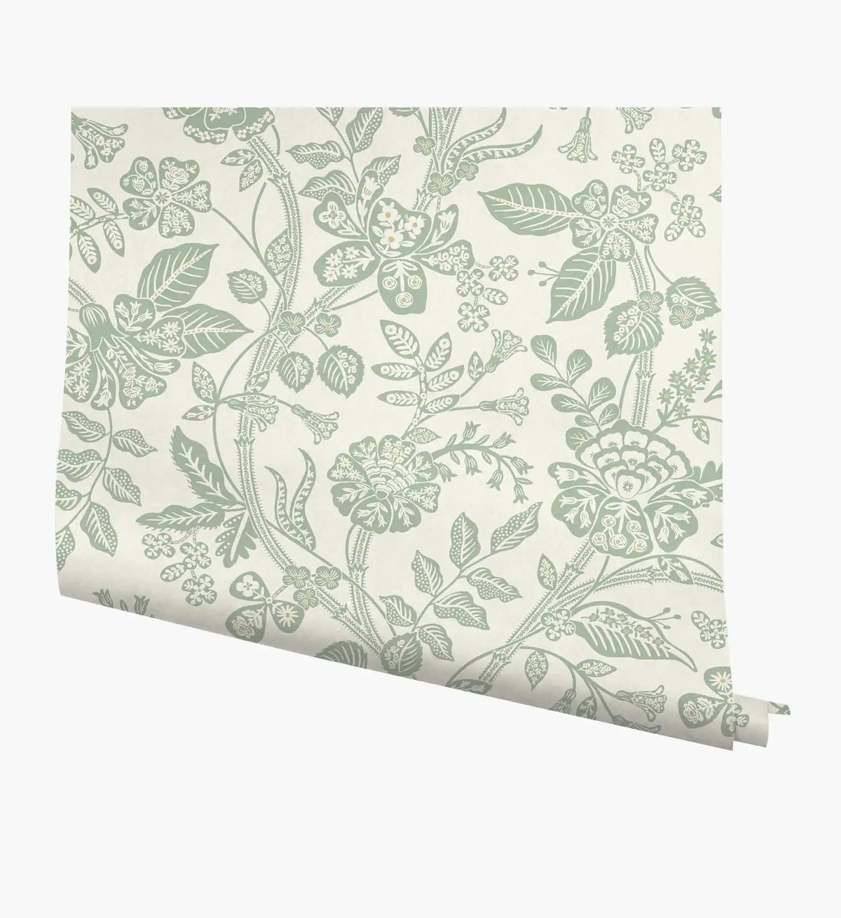 Gracie Garden Wallpaper - Sage & Cream