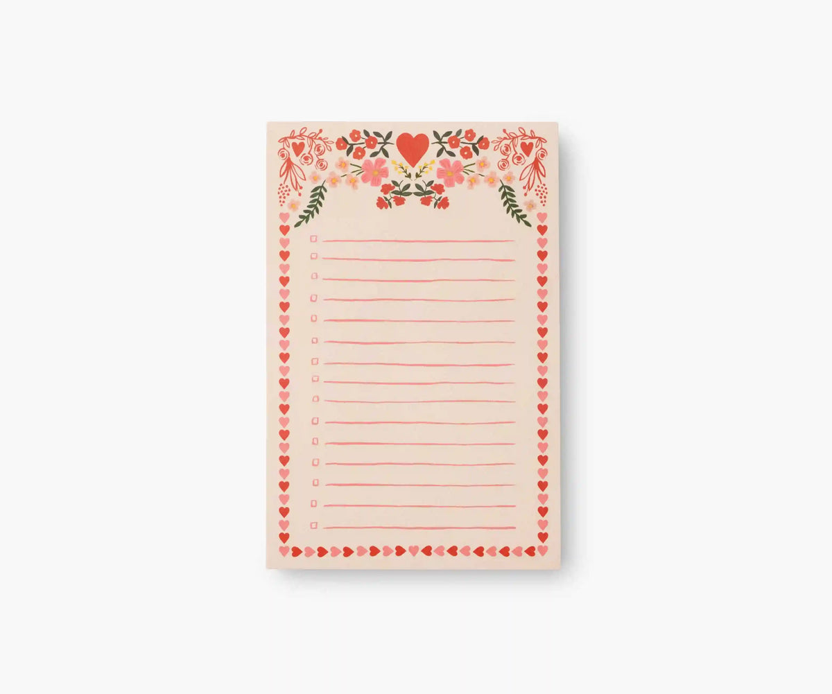 Checklist Notepad - Juliet