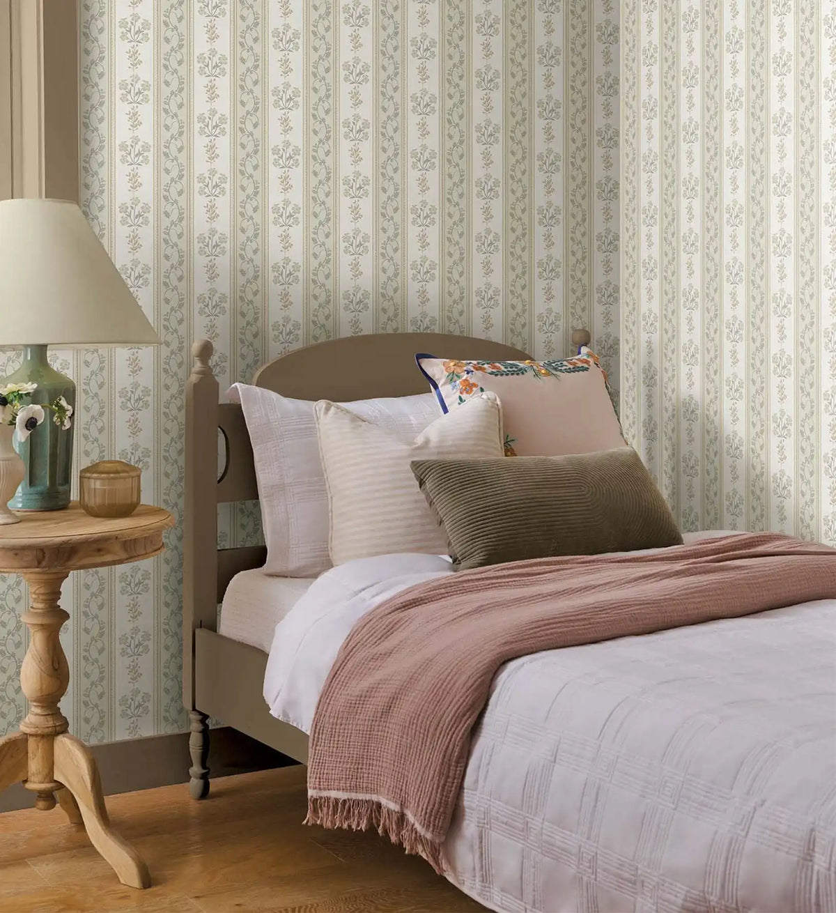 Portico Wallpaper Sample - White