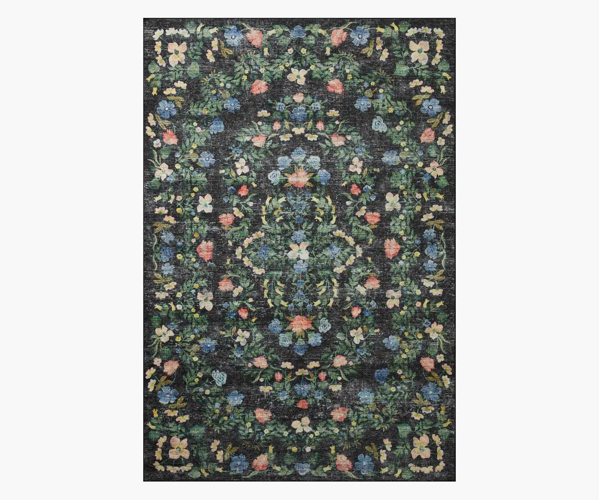 Palais Windsor Printed Rug - Black