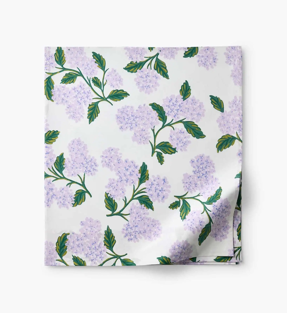 Percale Flat Sheet - Hydrangea Lilac
