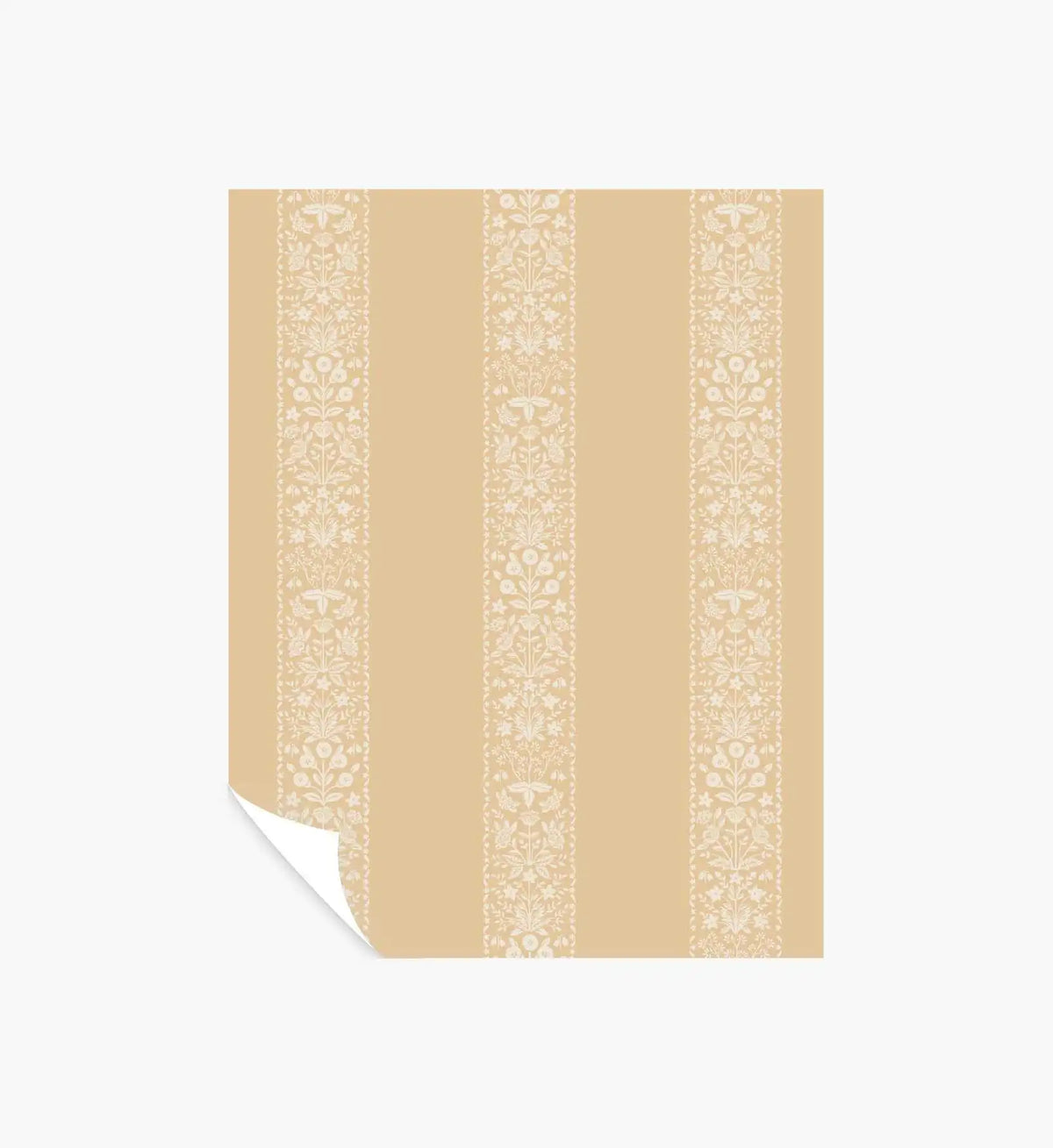Estee Stripe Wallpaper Sample - Gold