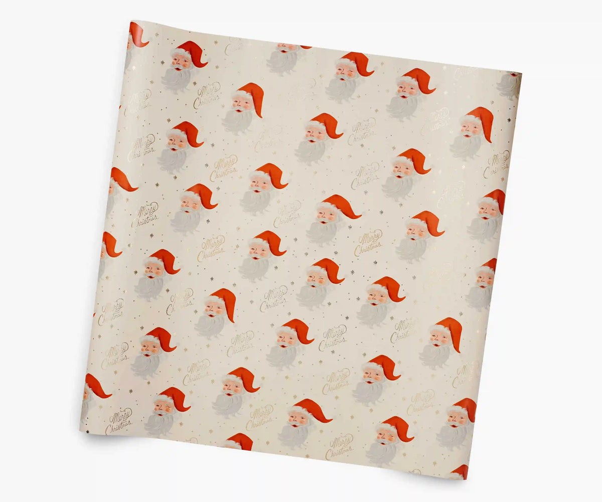 Holiday Wrapping Roll - Santa