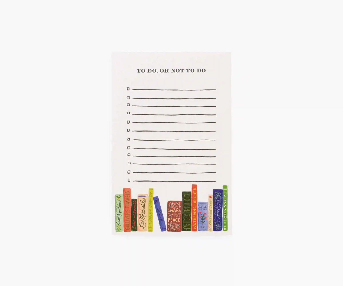 Checklist Notepad - To Do or Not To Do