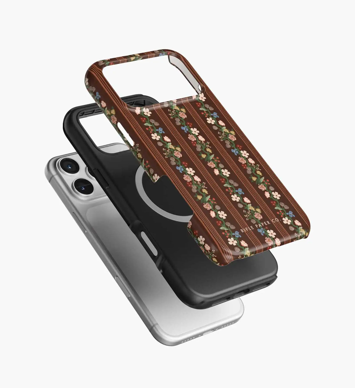 Phone Case - Floral Trellis Stripe
