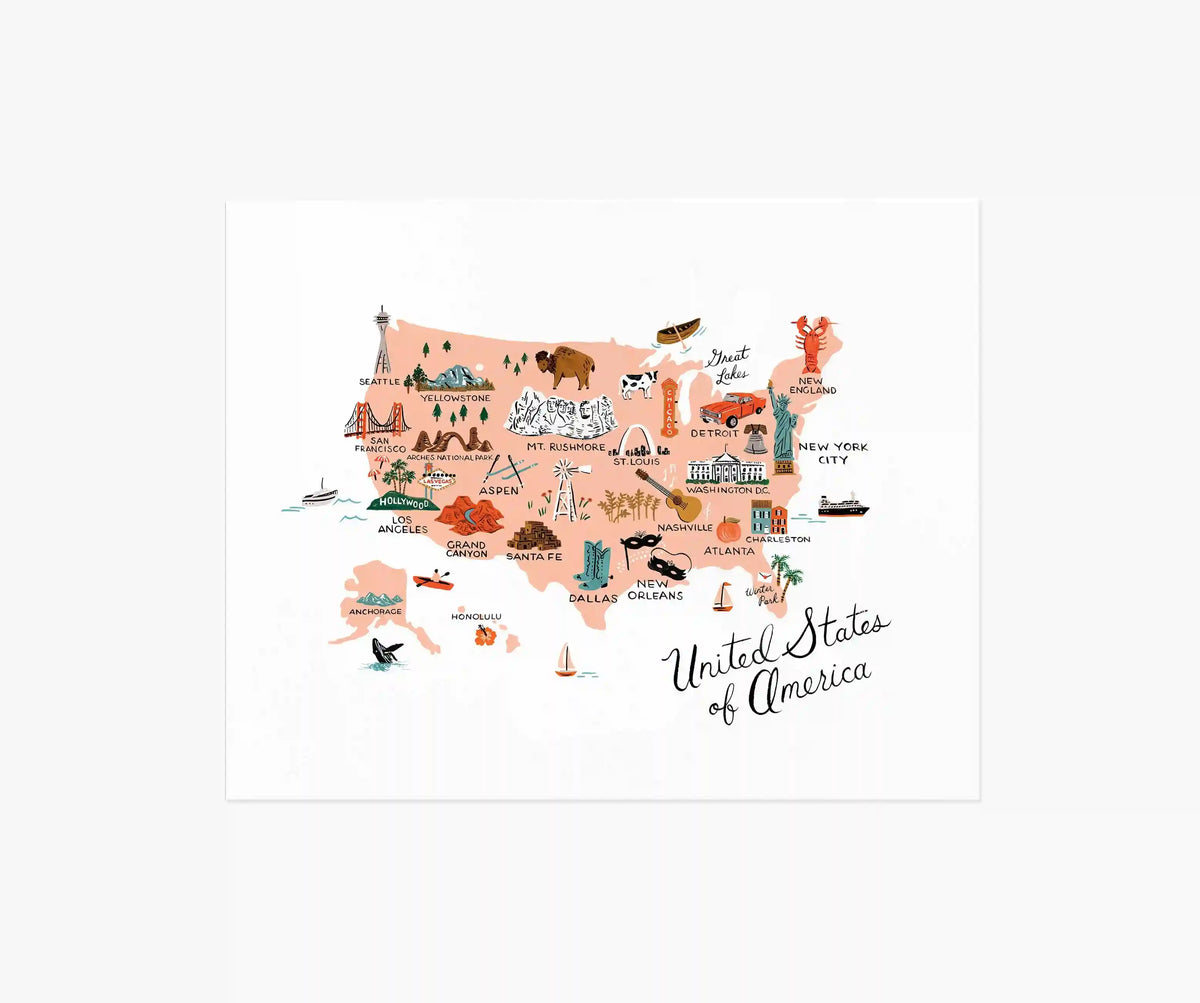United States of America Art Print