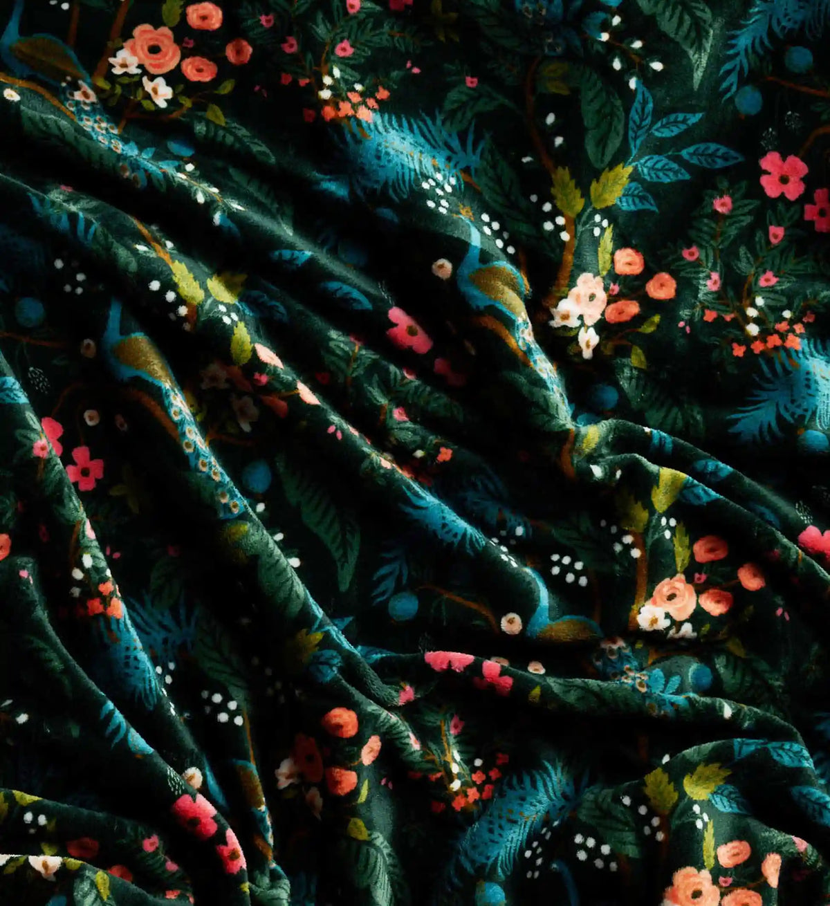 Fleece Blanket - Peacock