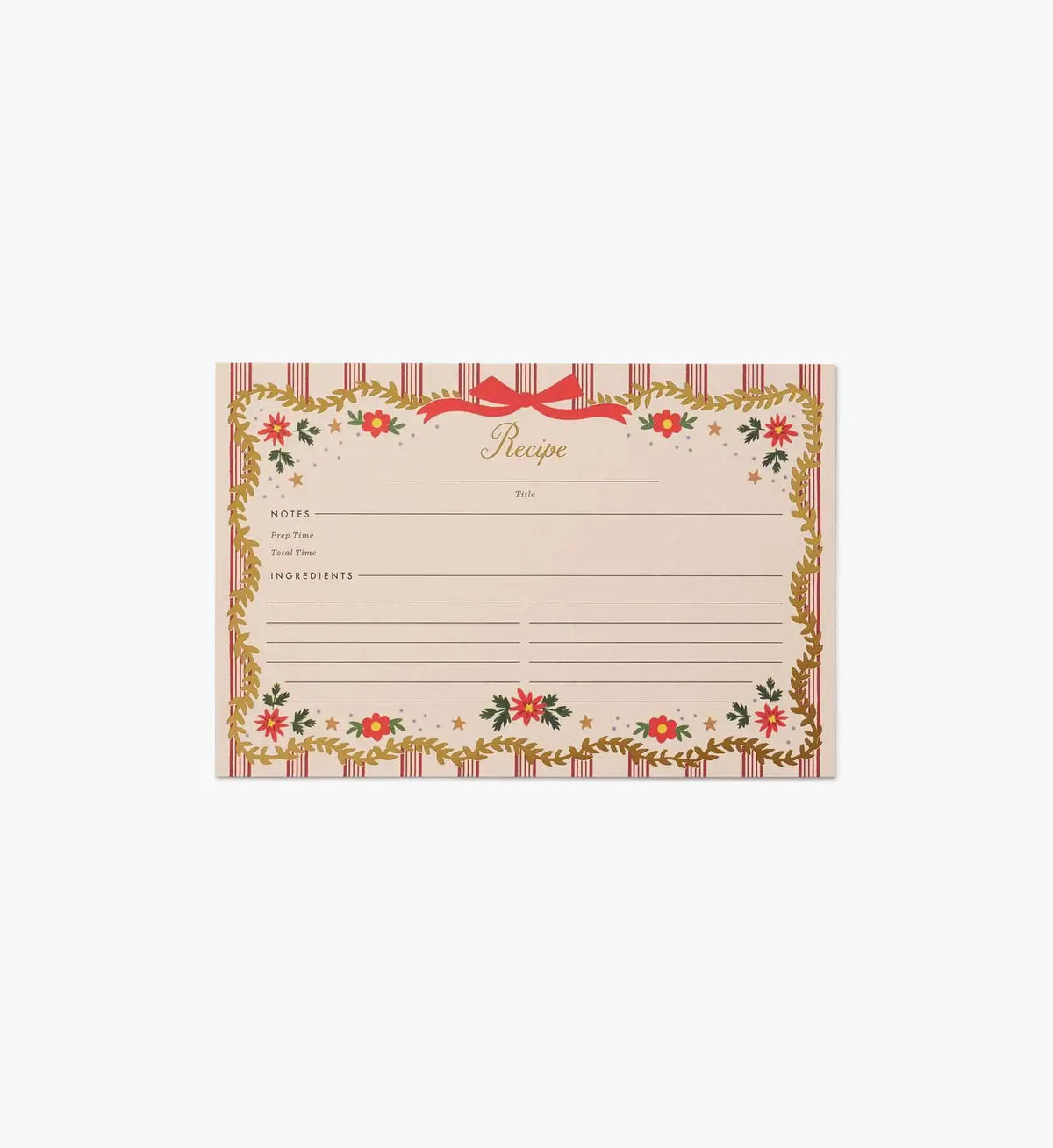Recipe Cards - Holly Jolly