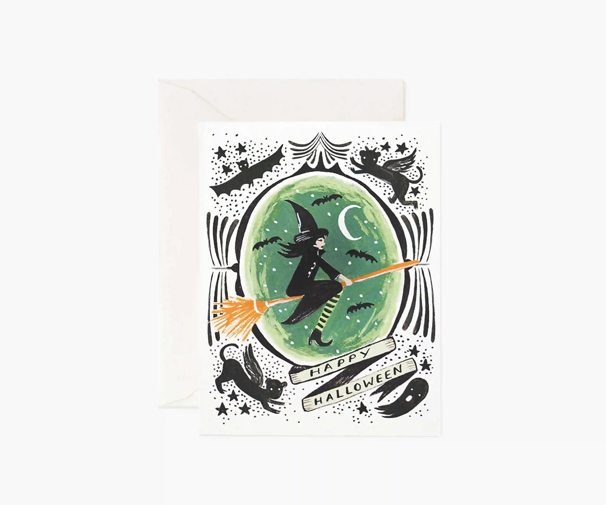 Witch of the West Halloween Card - Single Card