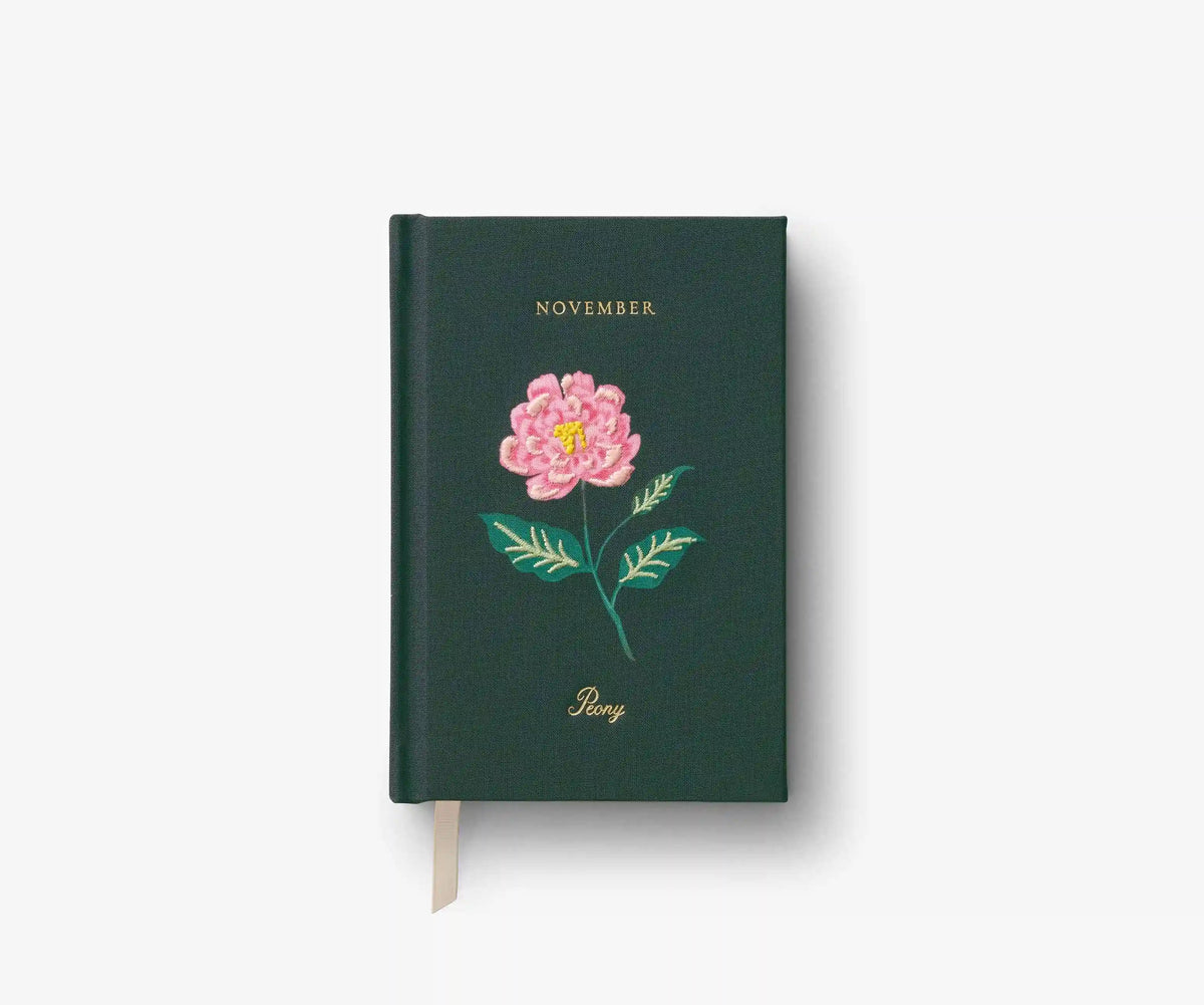 Birth Month Mini Embroidered Journal - November
