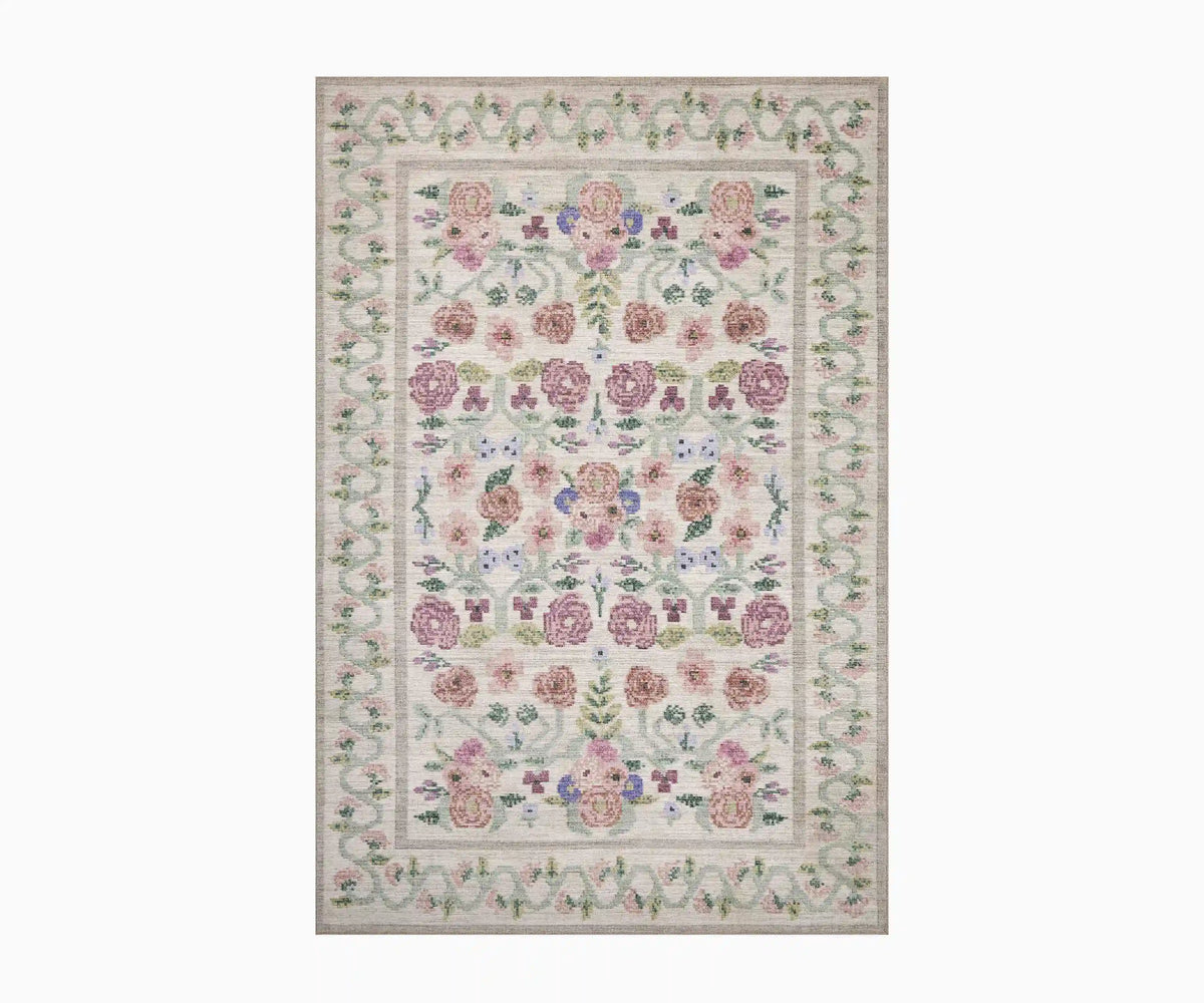 Rosa Power Loomed Rug - Ivory