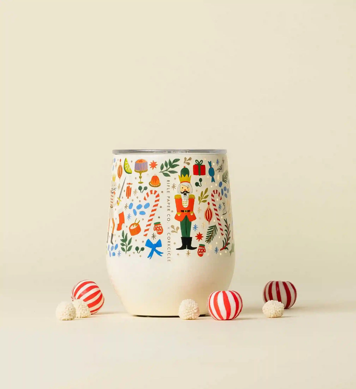 Stemless Wine Cup - Nutcracker
