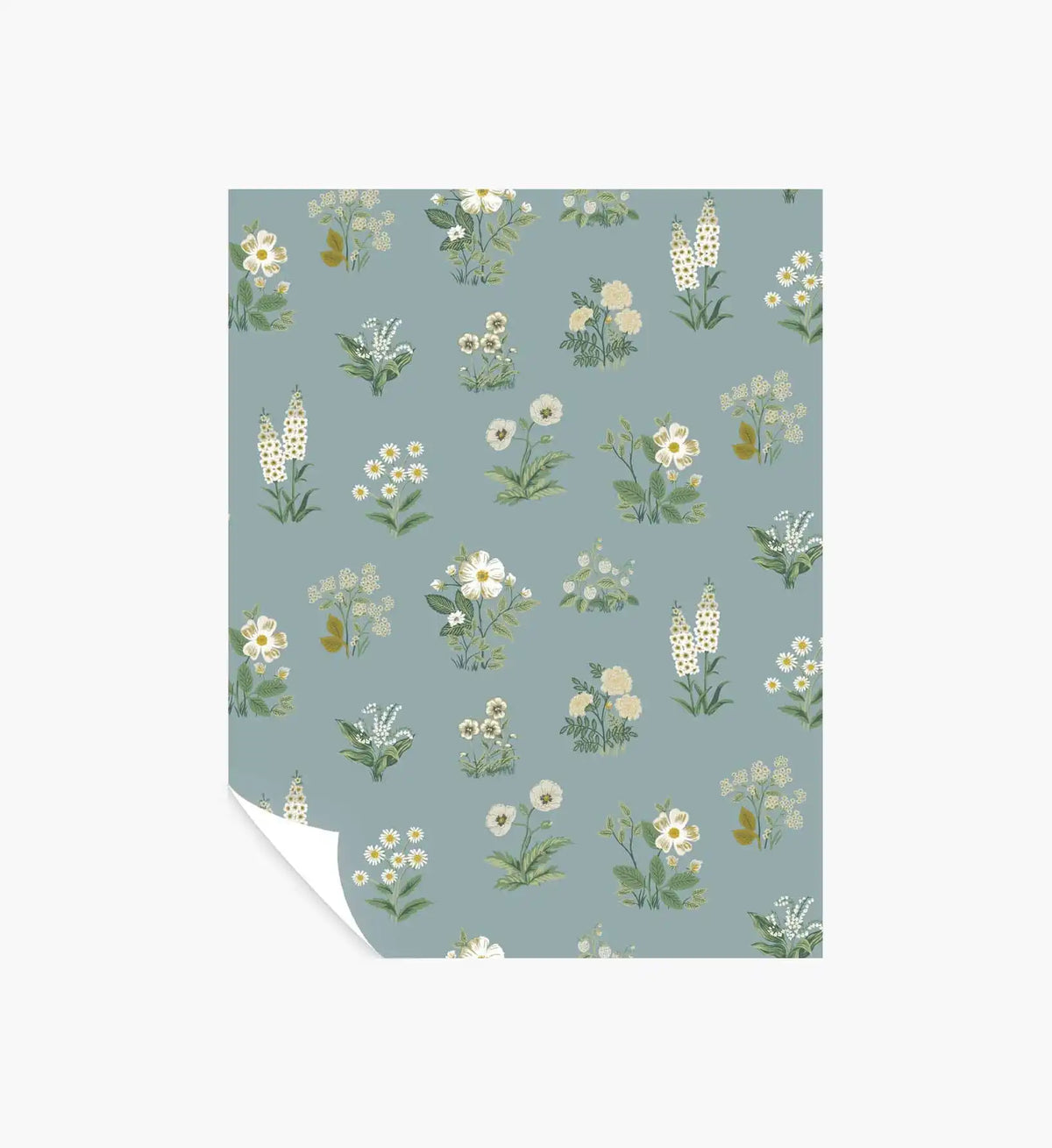 Botanical Wallpaper Sample - Slate