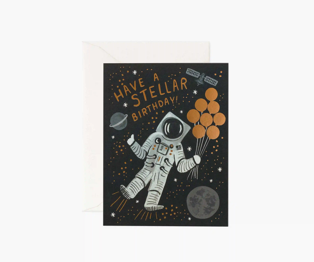 Stellar Birthday Card - Single Card