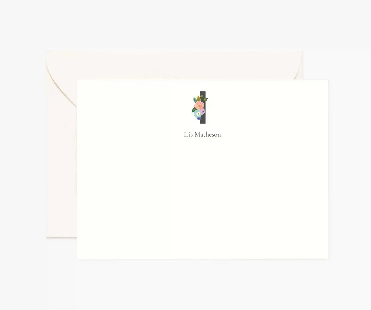 Monogram Personalized Stationery - I