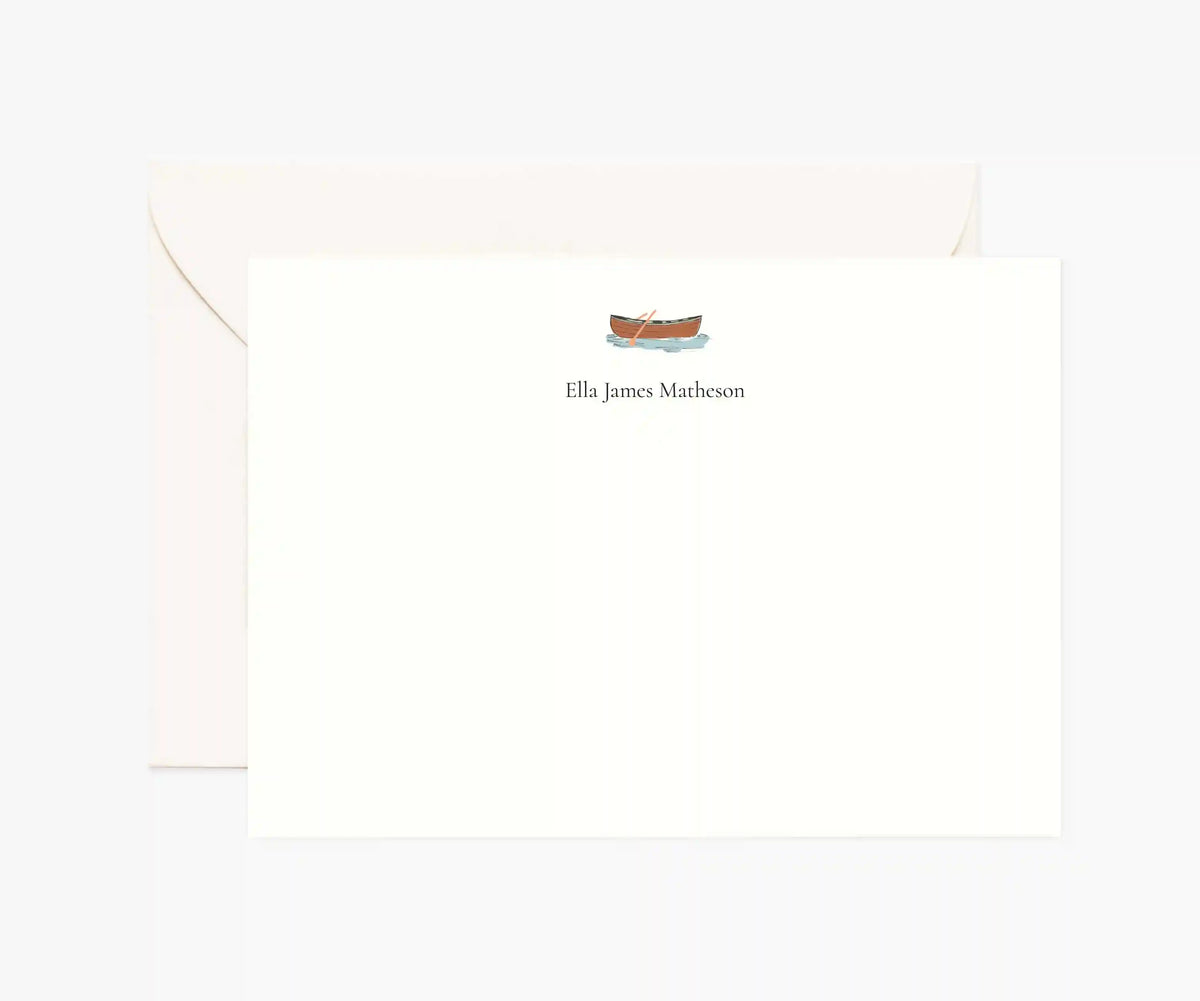 Activities Personalized Stationery  - Canoe