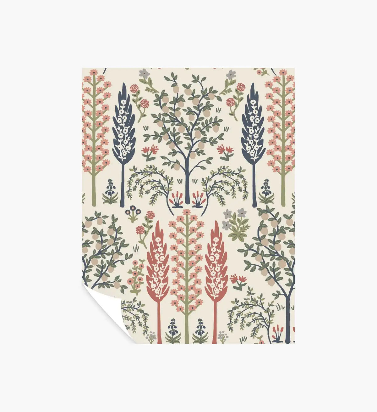 Fenna Wallpaper Sample - Cream Multi