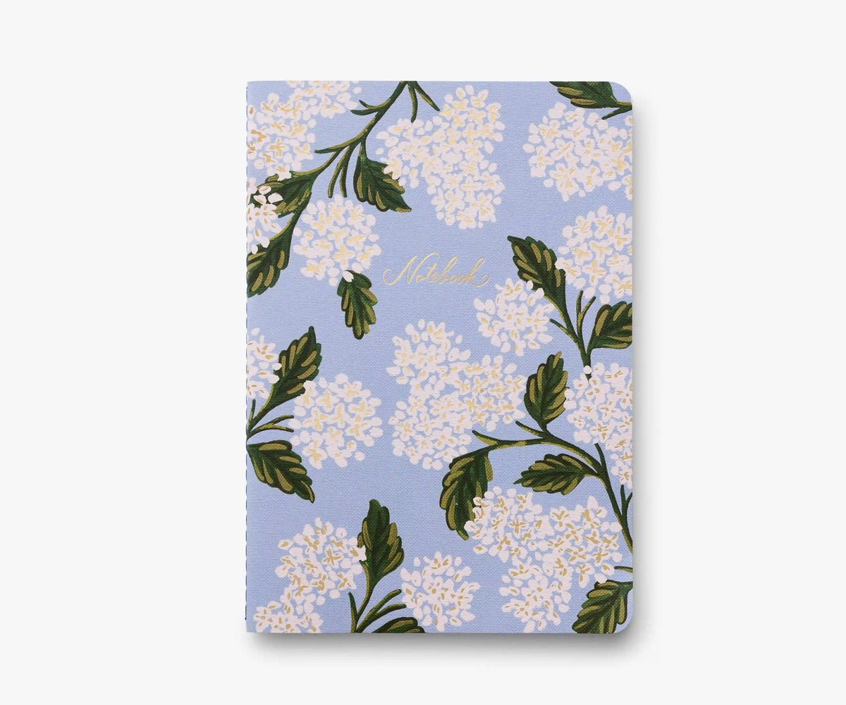 Stitched Notebook Set - Hydrangea