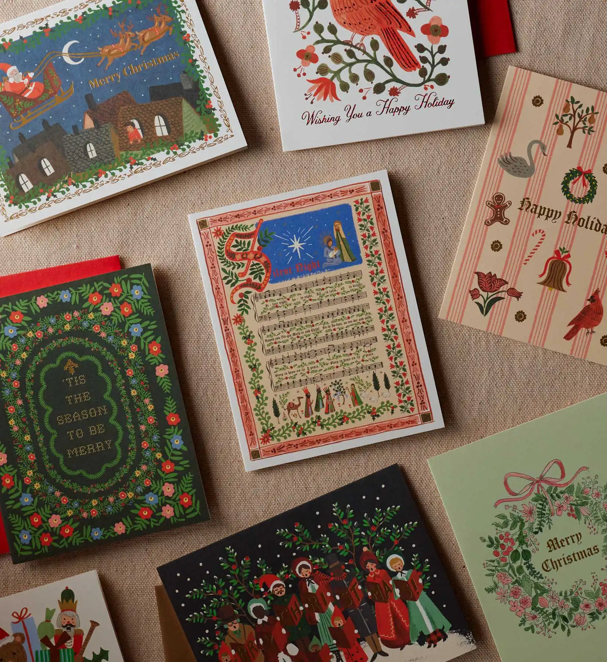 Yuletide Holiday Cards - Boxed Set