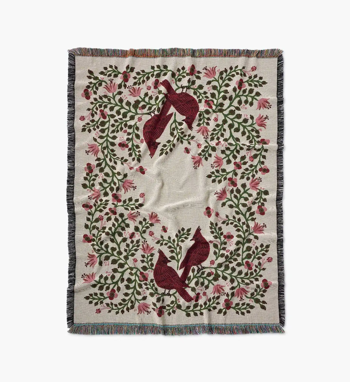 Woven Blanket - Cardinals