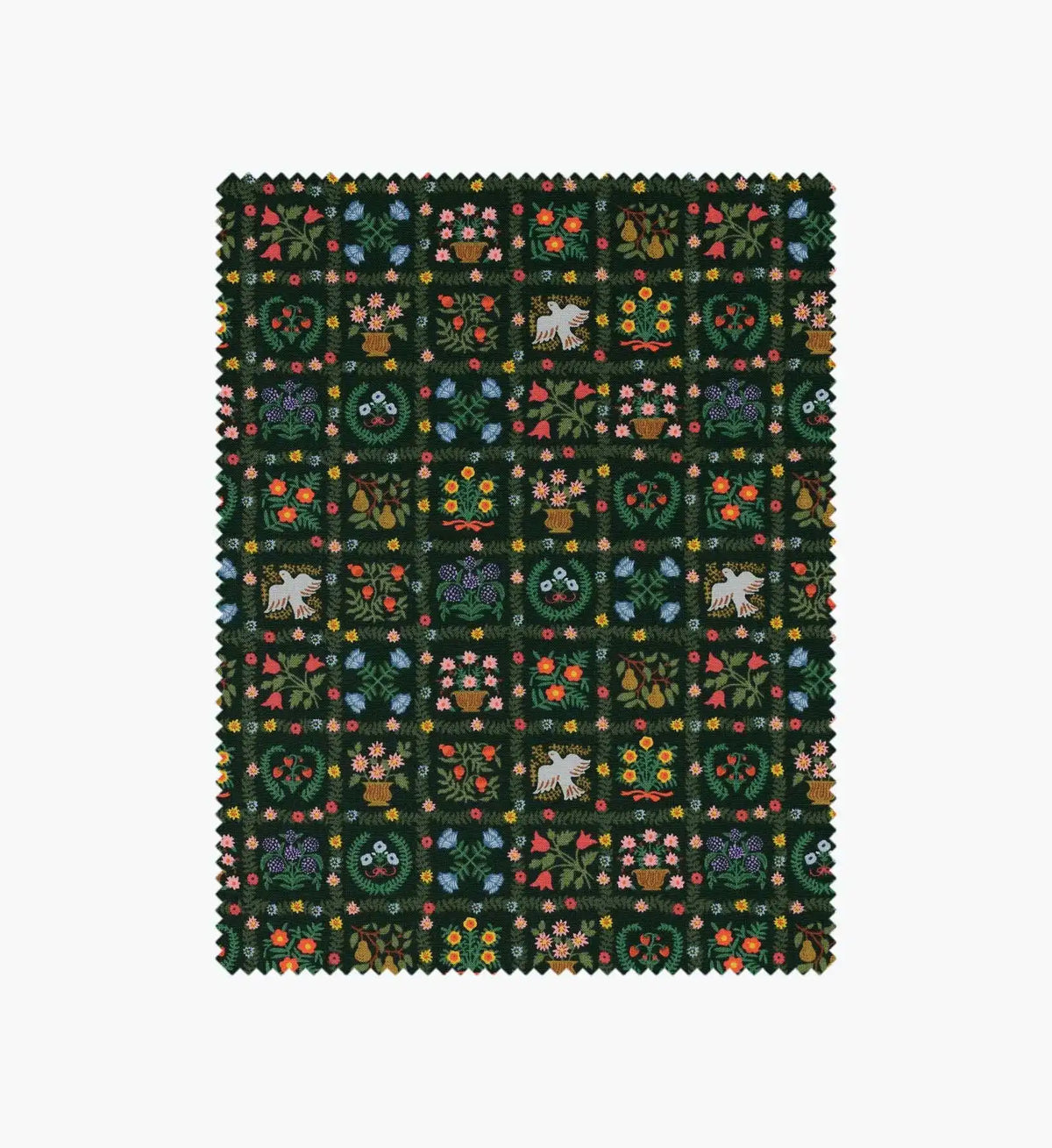Helena Cotton Fabric - Evergreen