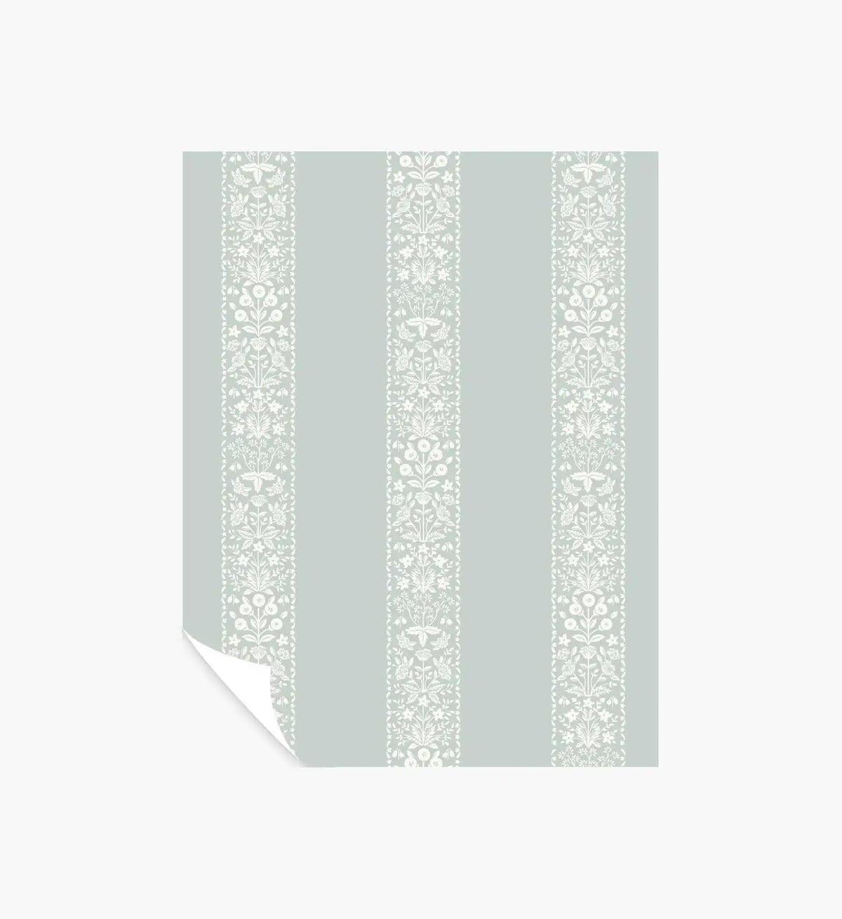 Estee Stripe Wallpaper Sample - Slate